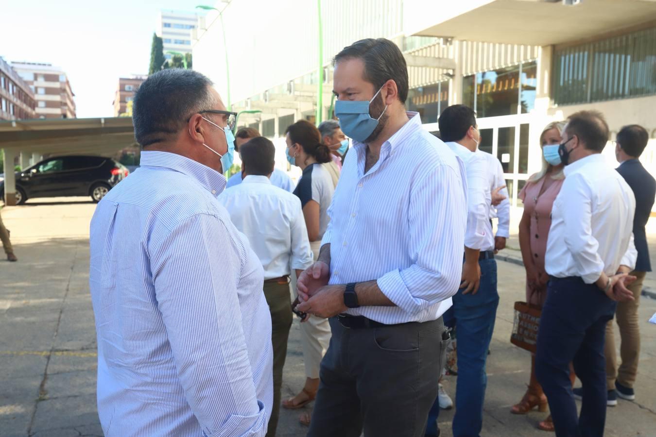 La protesta de los alcaldes del PP de Córdoba, en imágenes