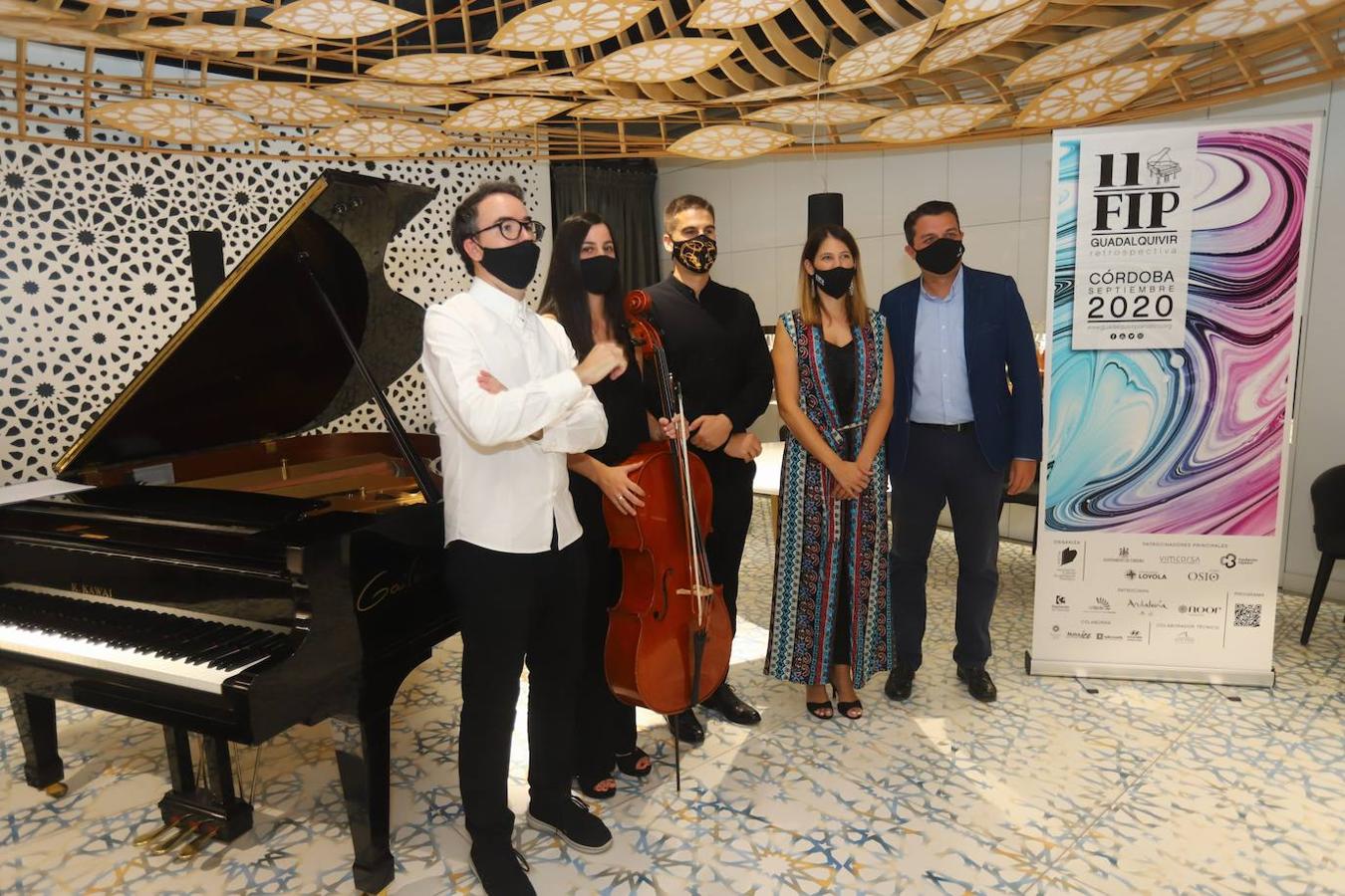 El concierto del Festival Guadalquivir en el restaurante Noor de Córdoba, en imágenes