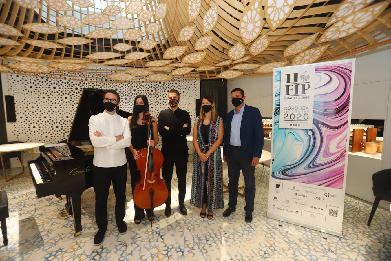 El concierto del Festival Guadalquivir en el restaurante Noor de Córdoba, en imágenes