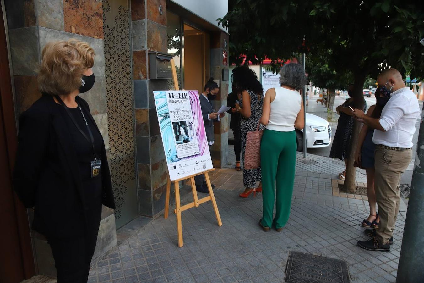 El concierto del Festival Guadalquivir en el restaurante Noor de Córdoba, en imágenes