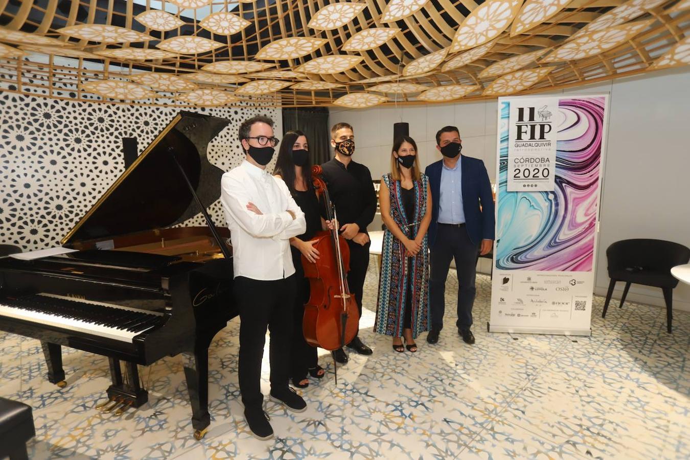 El concierto del Festival Guadalquivir en el restaurante Noor de Córdoba, en imágenes