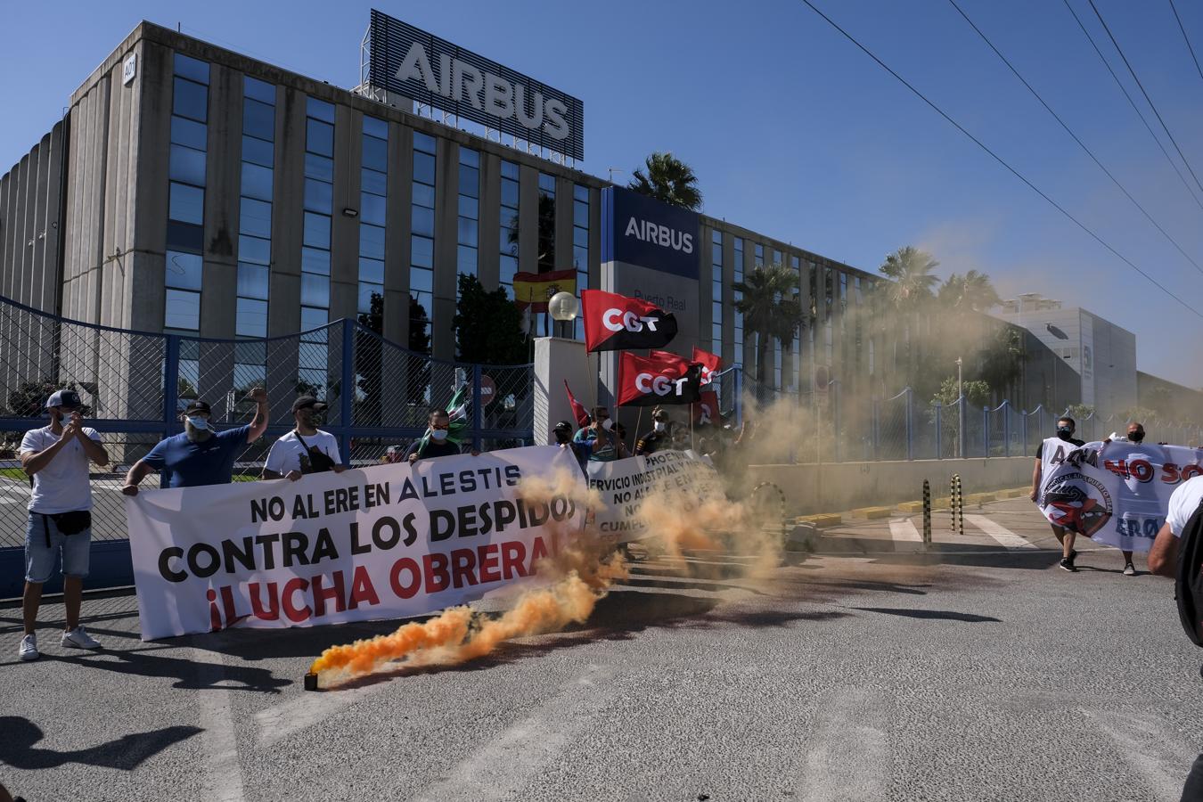 FOTOS: Pinchazo de la huelga del metal en la Bahía de Cádiz