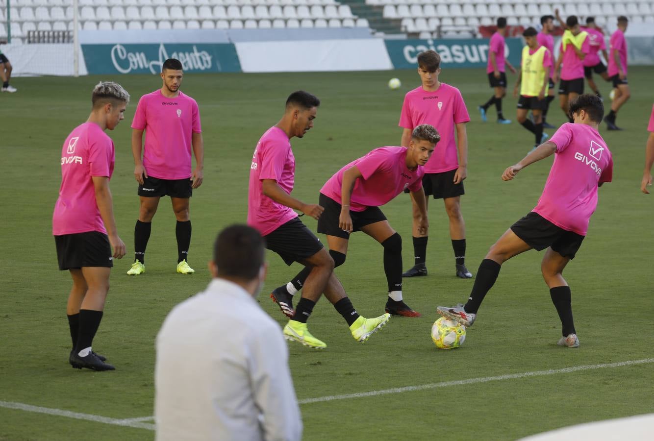 El partido de entrenamiento del Córdoba CF con el filial, en imágenes