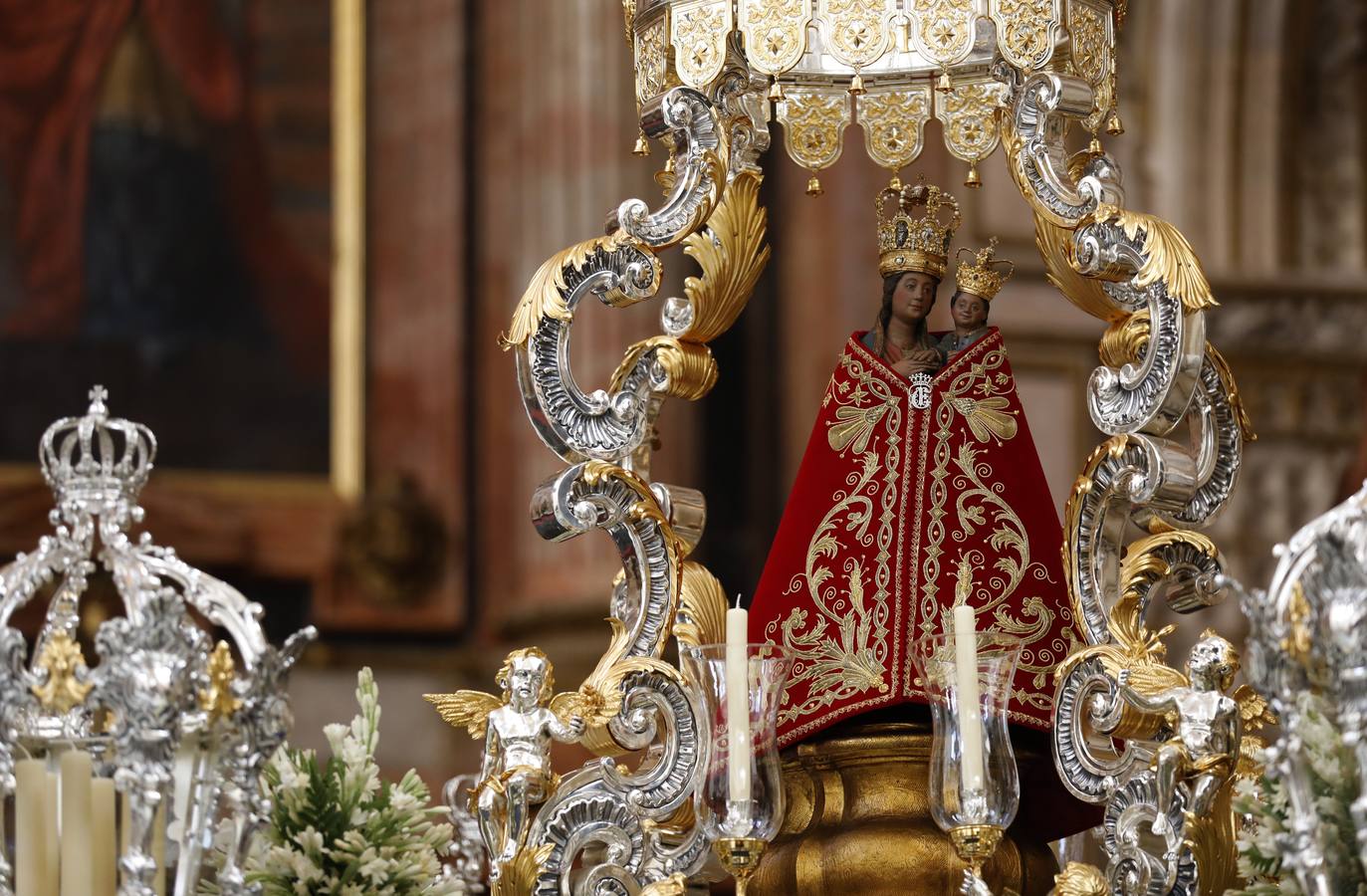 El nuevo de paso de la Virgen de la Fuensanta de Córdoba, en imágenes