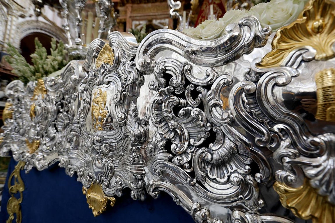 El nuevo de paso de la Virgen de la Fuensanta de Córdoba, en imágenes