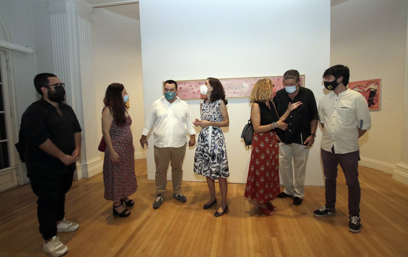 En imágenes, la inauguración de la exposición «Corazón. Amigos de Siempre Así para Trianidad»