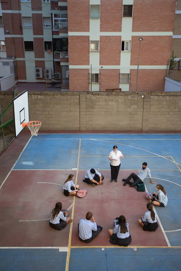 Vuelta a las clases en la educación privada de Sevilla