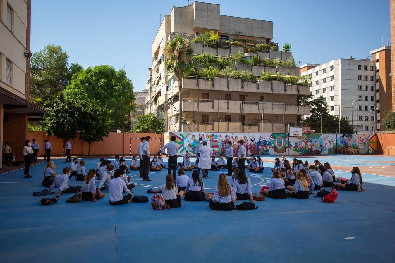 Vuelta a las clases en la educación privada de Sevilla