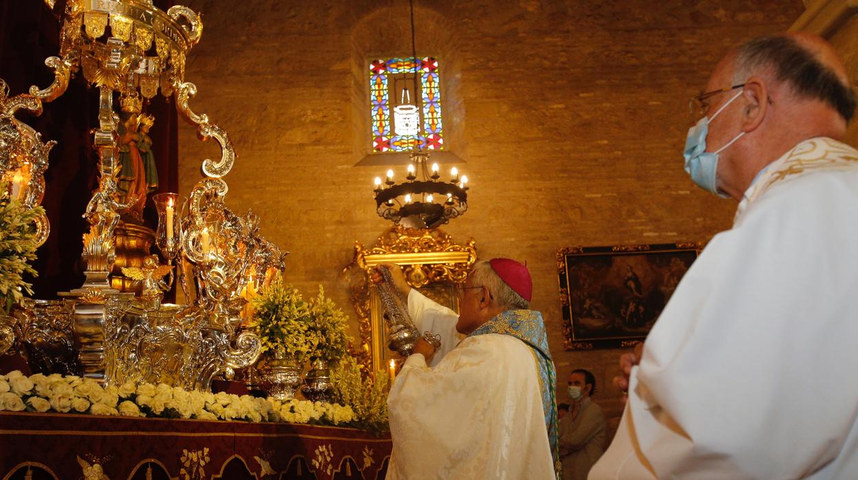 La celebración de la festividad de la Virgen de la Fuensanta en Córdoba, en imágenes