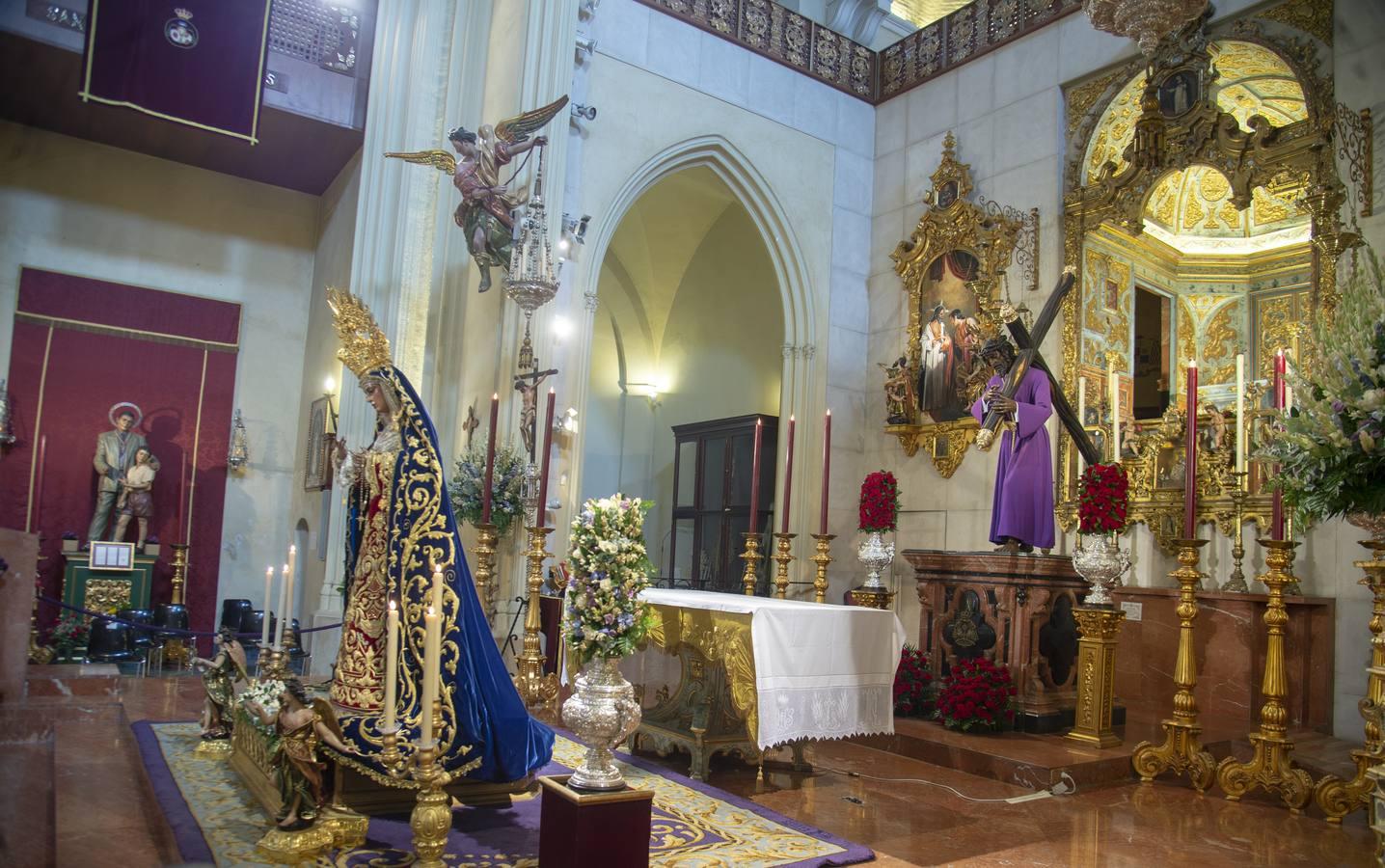 La Virgen de las Angustias de los Gitanos, en el día de la Natividad