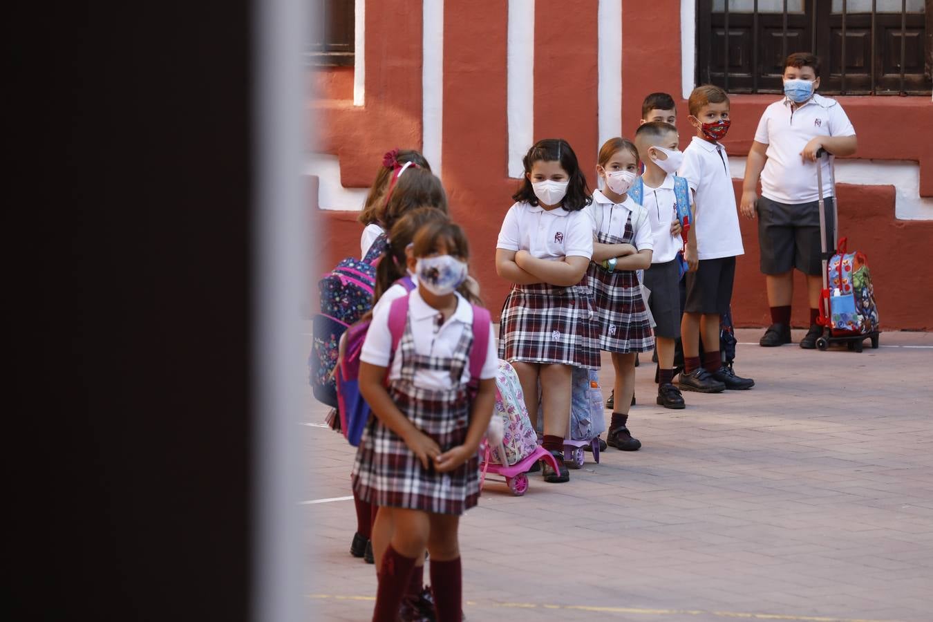 En imágenes, así ha sido la vuelta al colegio en Córdoba (I)