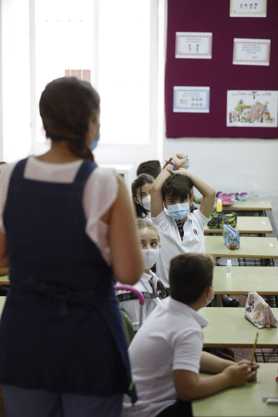 En imágenes, así ha sido la vuelta al colegio en Córdoba (I)