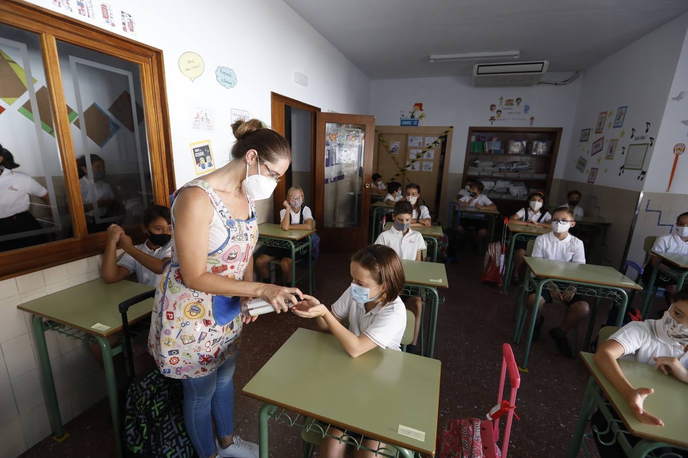 En imágenes, así ha sido la vuelta al colegio en Córdoba (II)