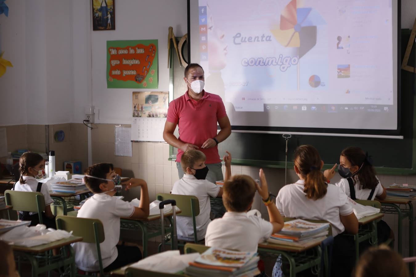 En imágenes, así ha sido la vuelta al colegio en Córdoba (II)