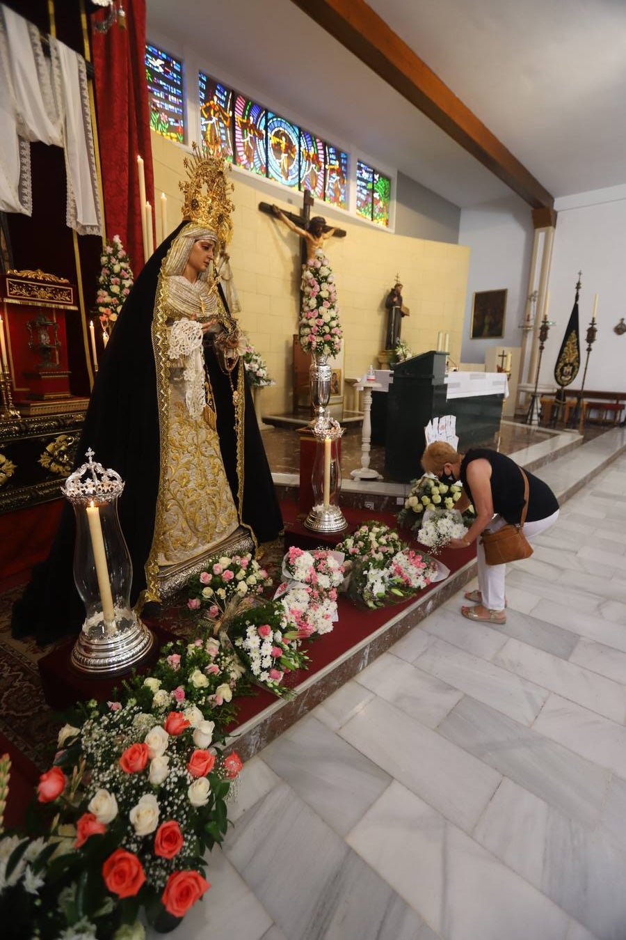 La Soledad de Córdoba en su primer día en Guadalupe, en imágenes