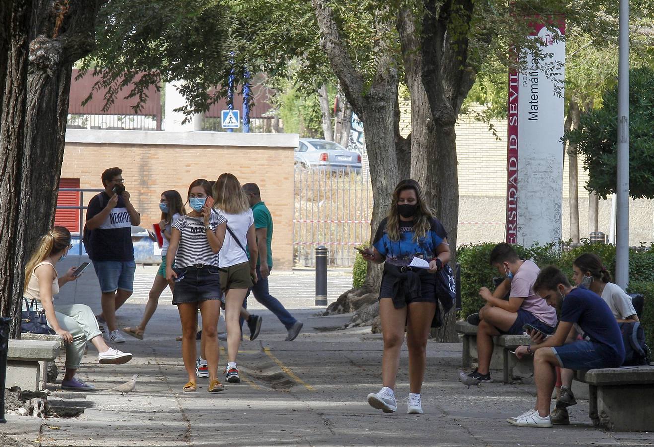 Así se han desarrollado los exámenes de Selectividad en Sevilla