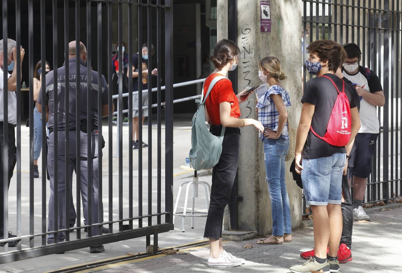 Así se han desarrollado los exámenes de Selectividad en Sevilla