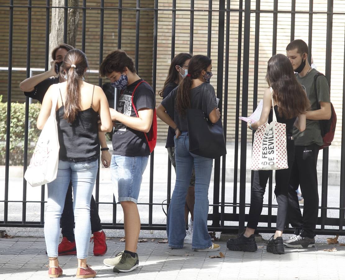 Así se han desarrollado los exámenes de Selectividad en Sevilla