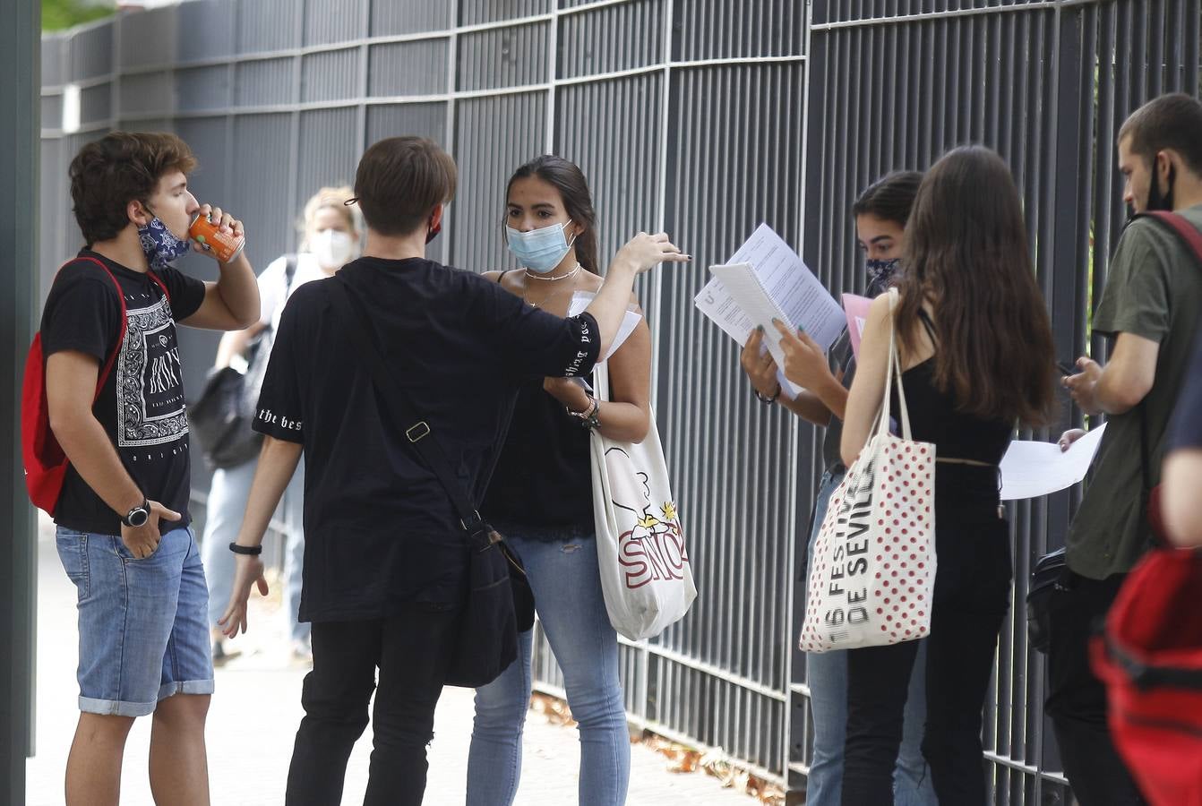 Así se han desarrollado los exámenes de Selectividad en Sevilla