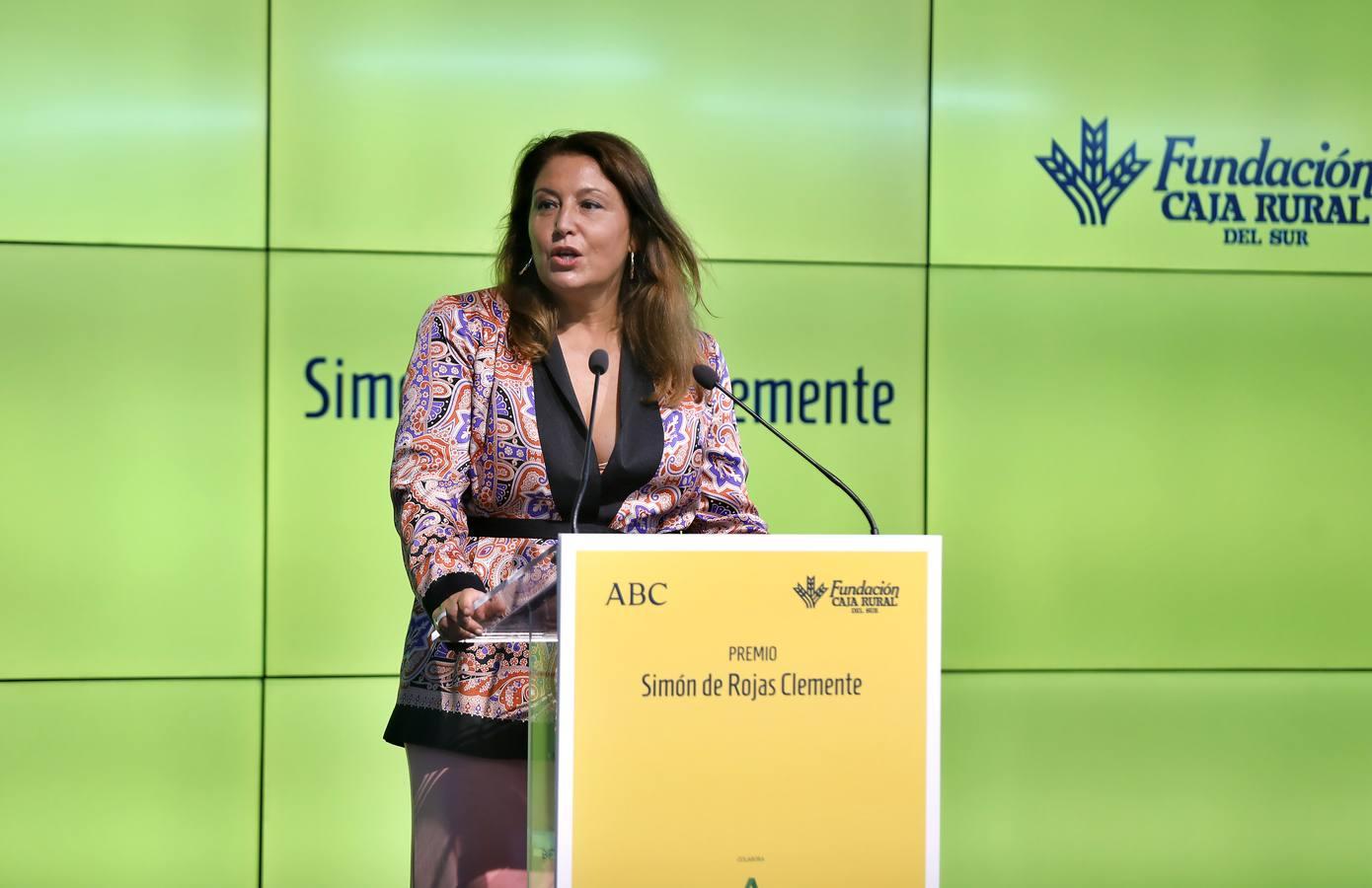 La consejera Carmen Crespo durante su intervención en el acto