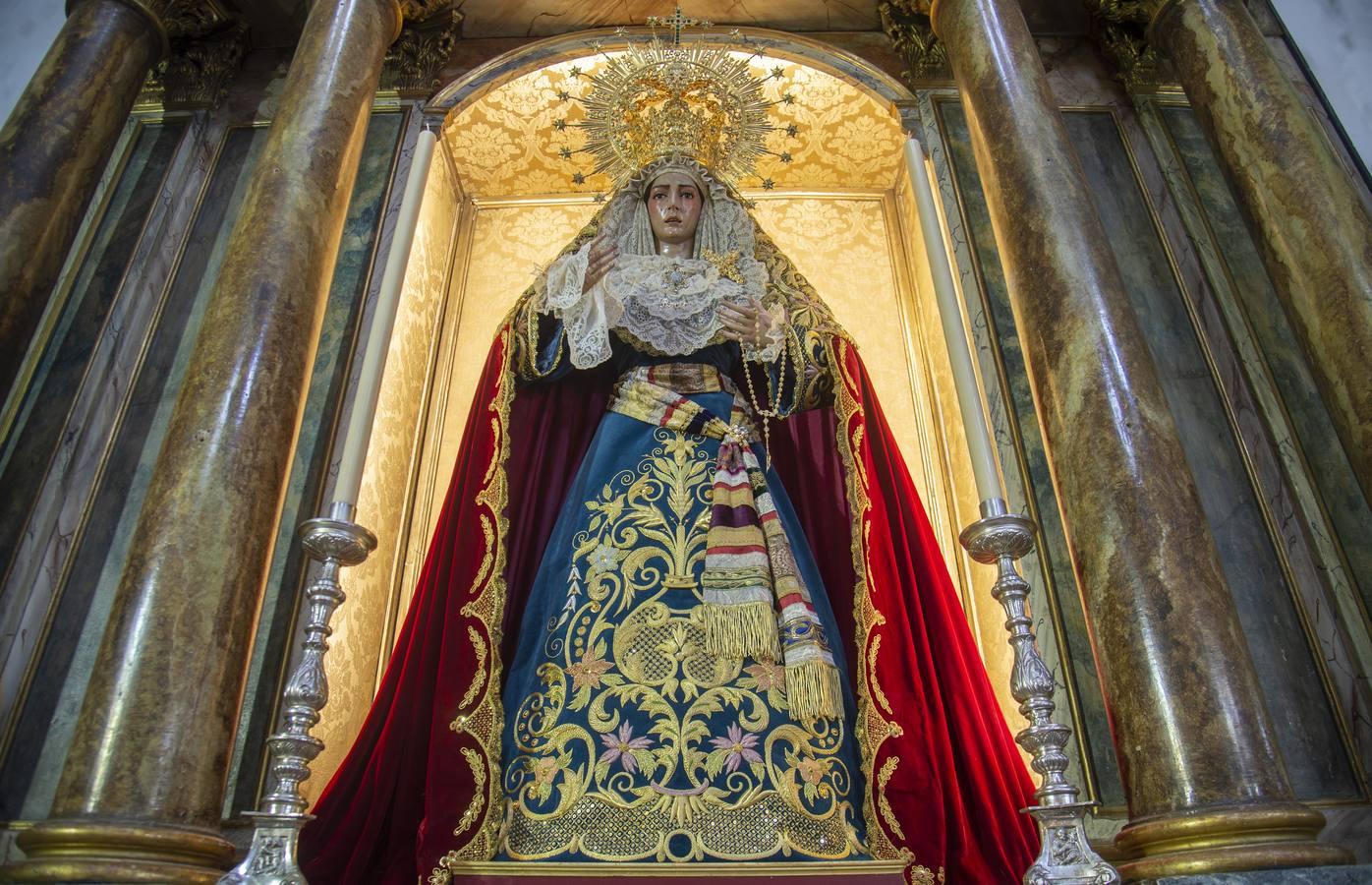 Los titulares del Beso de Judas reciben culto en la parroquia de San Ildefonso