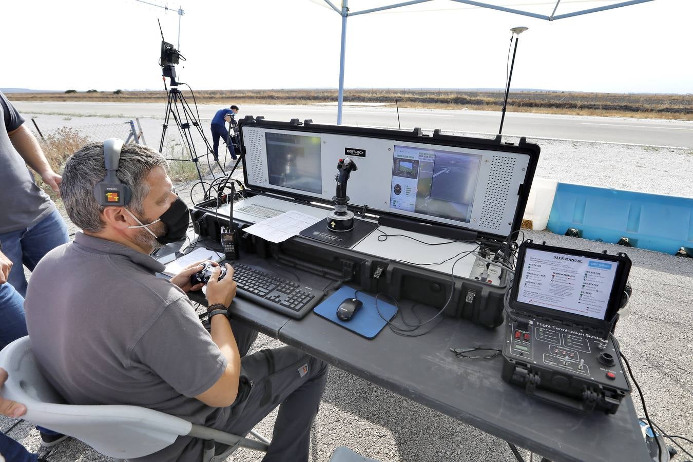 Fotogalería: Los drones de Aertec, en pleno vuelo