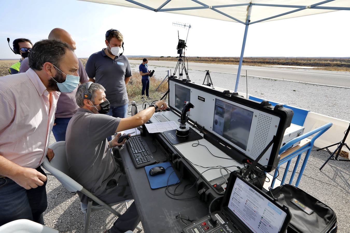 Fotogalería: Los drones de Aertec, en pleno vuelo