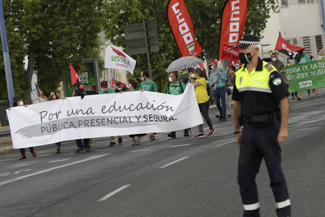 Escaso seguimiento de la huelga  educacativa en Sevilla