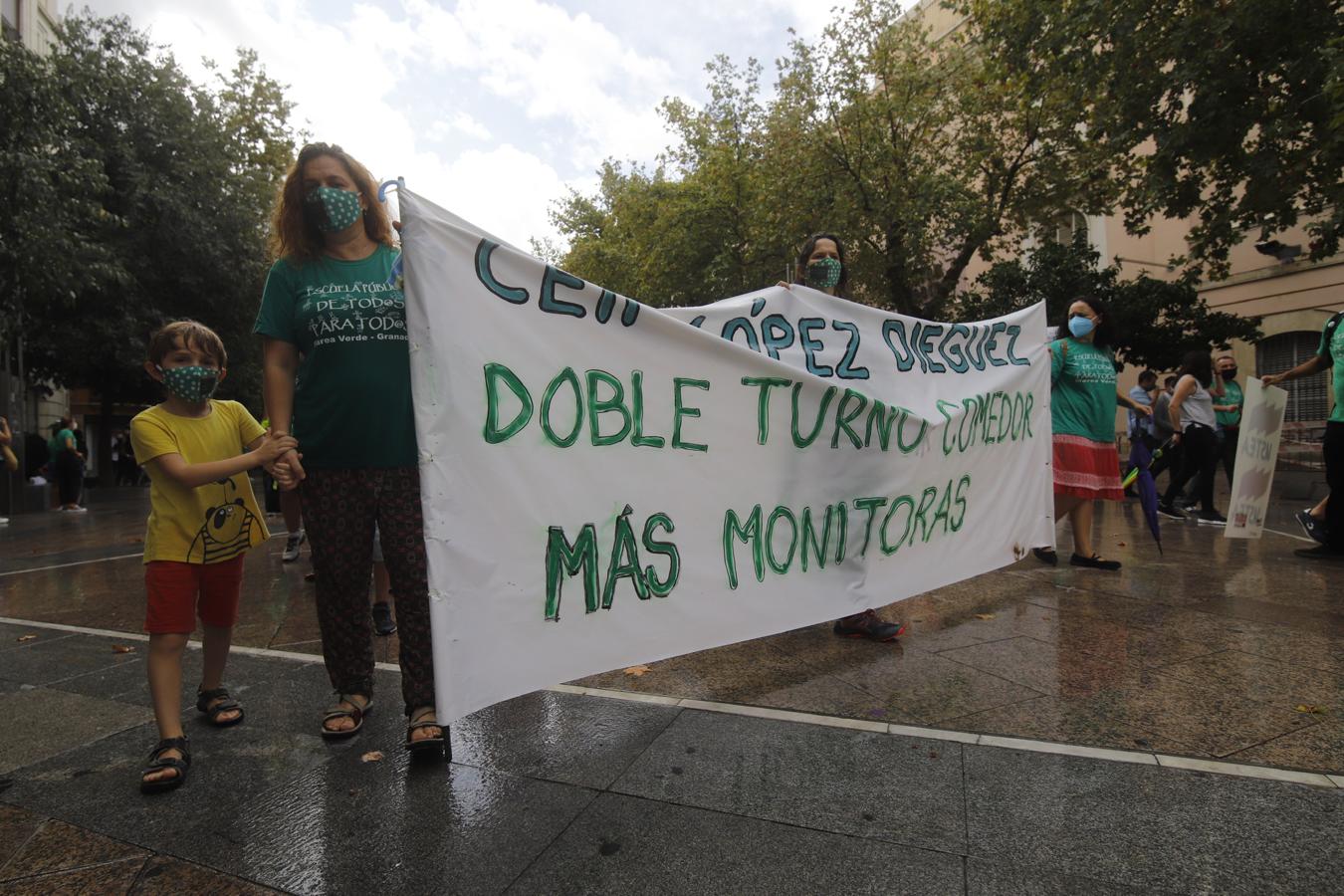 La protesta de Educación en Córdoba, en imágenes