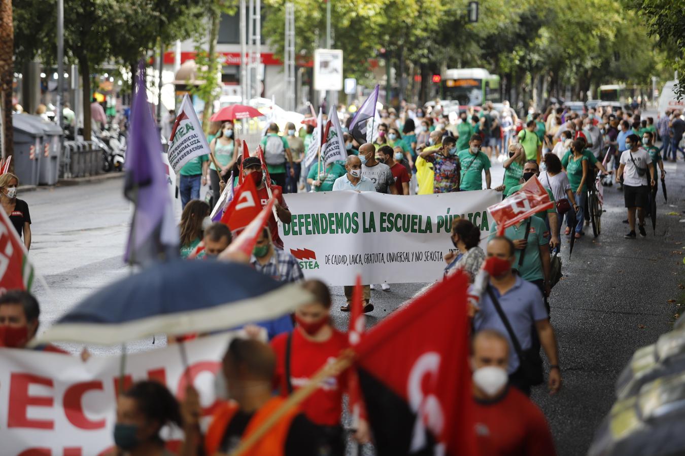 La protesta de Educación en Córdoba, en imágenes