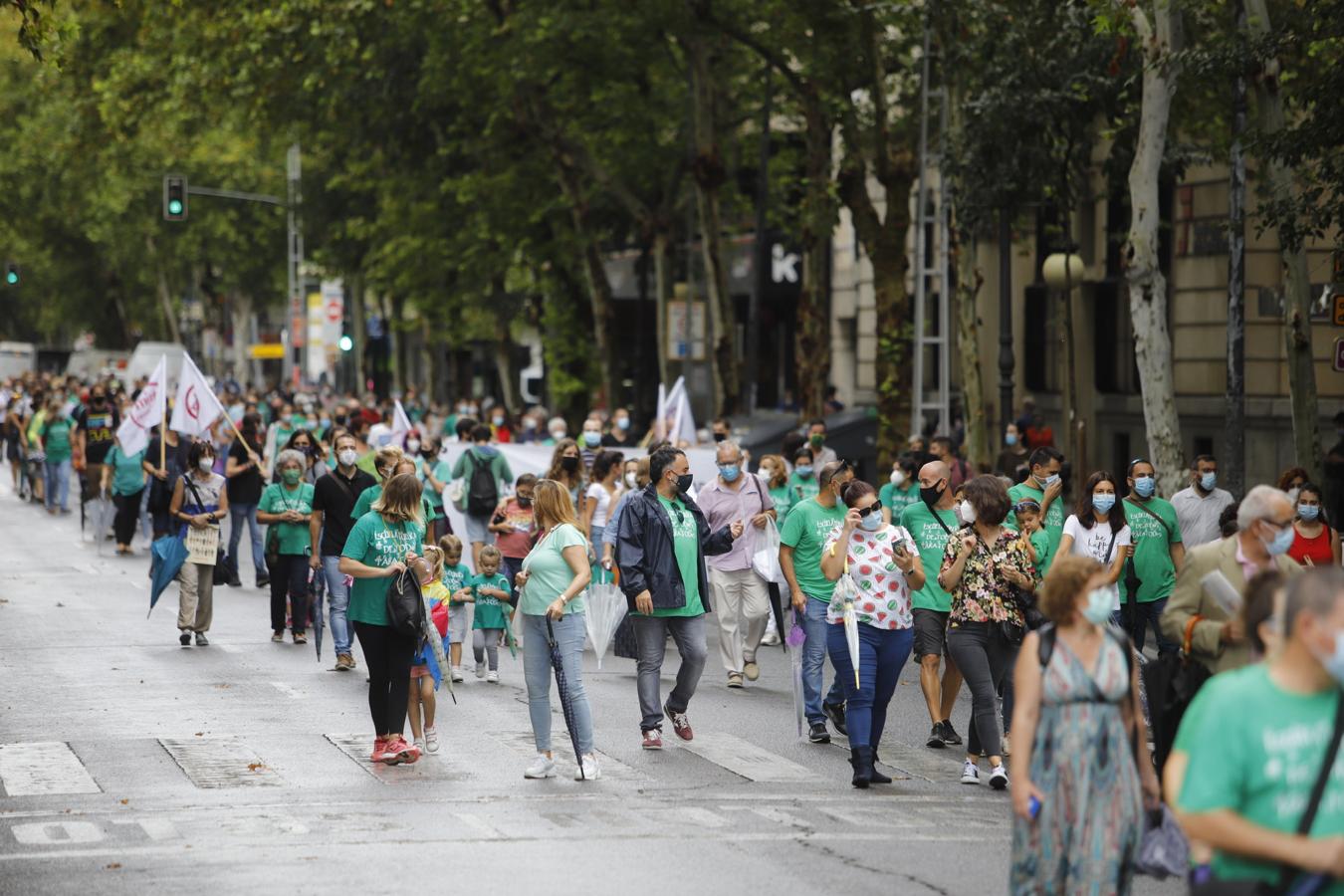 La protesta de Educación en Córdoba, en imágenes