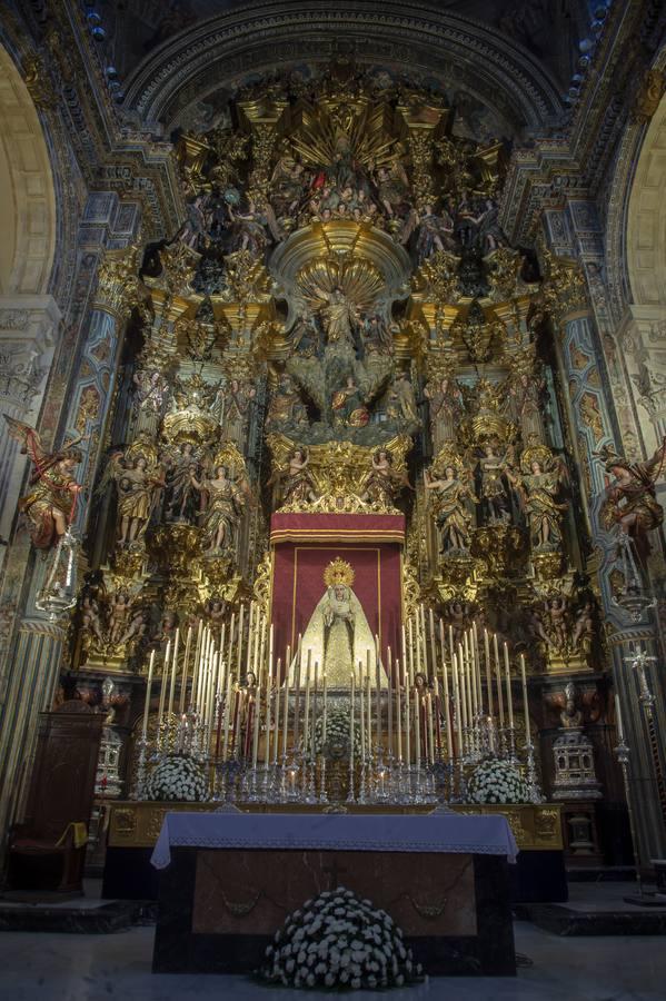 El altar de la Virgen de la Merced de Pasión