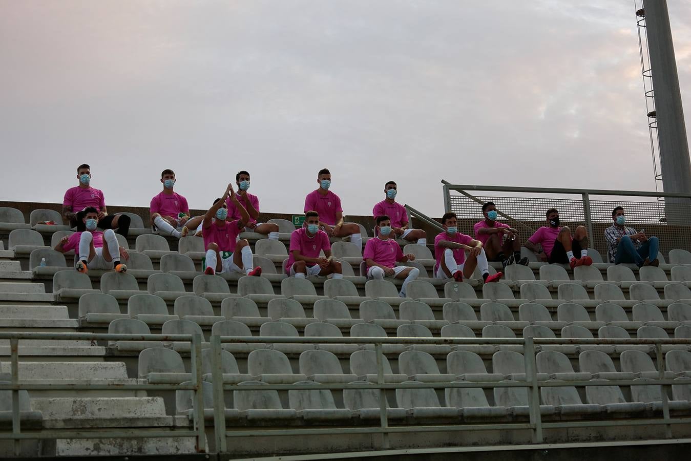 El Algeciras-Córdoba CF y la celebración de los goles, en imágenes