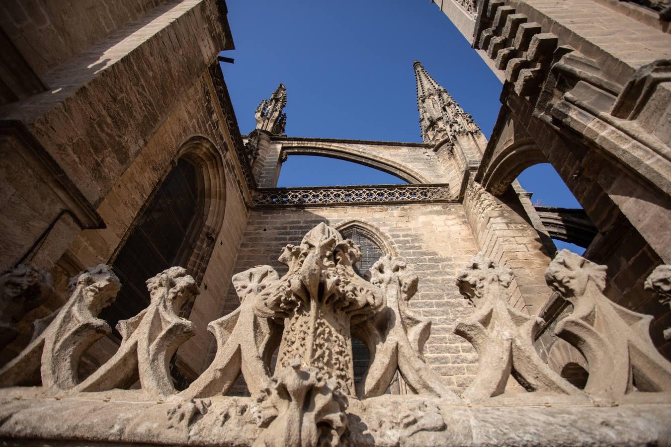 Así se cuidan las puertas de la Catedral de Sevilla