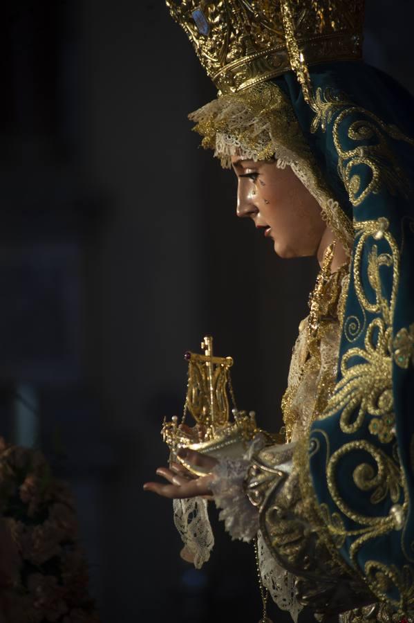 El «besamanos» de la Virgen de Consolación de la Sed