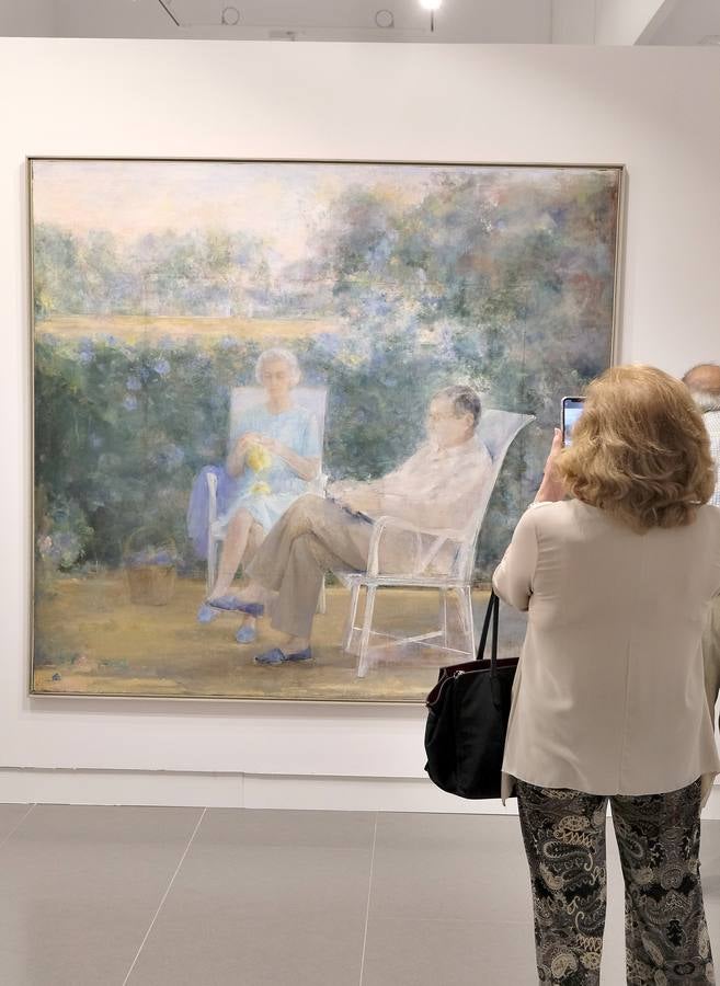 Inauguración de la exposición de Carmen Laffón en la Fundación Cajasol