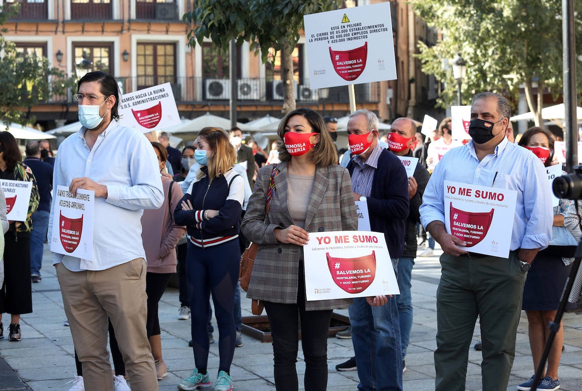 Concentración de los hosteleros
