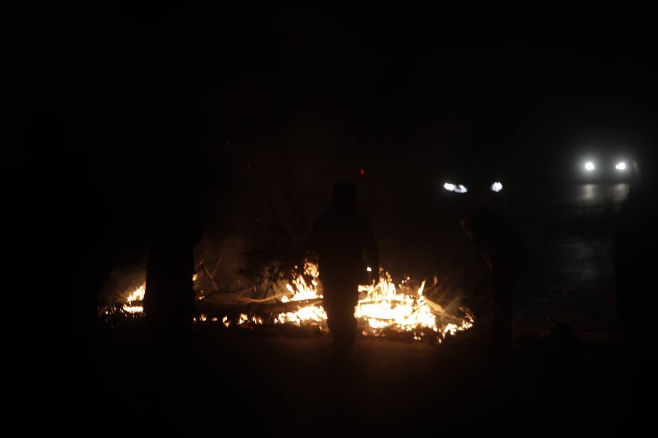 Segundo día de barricadas de la huelga de Alestis