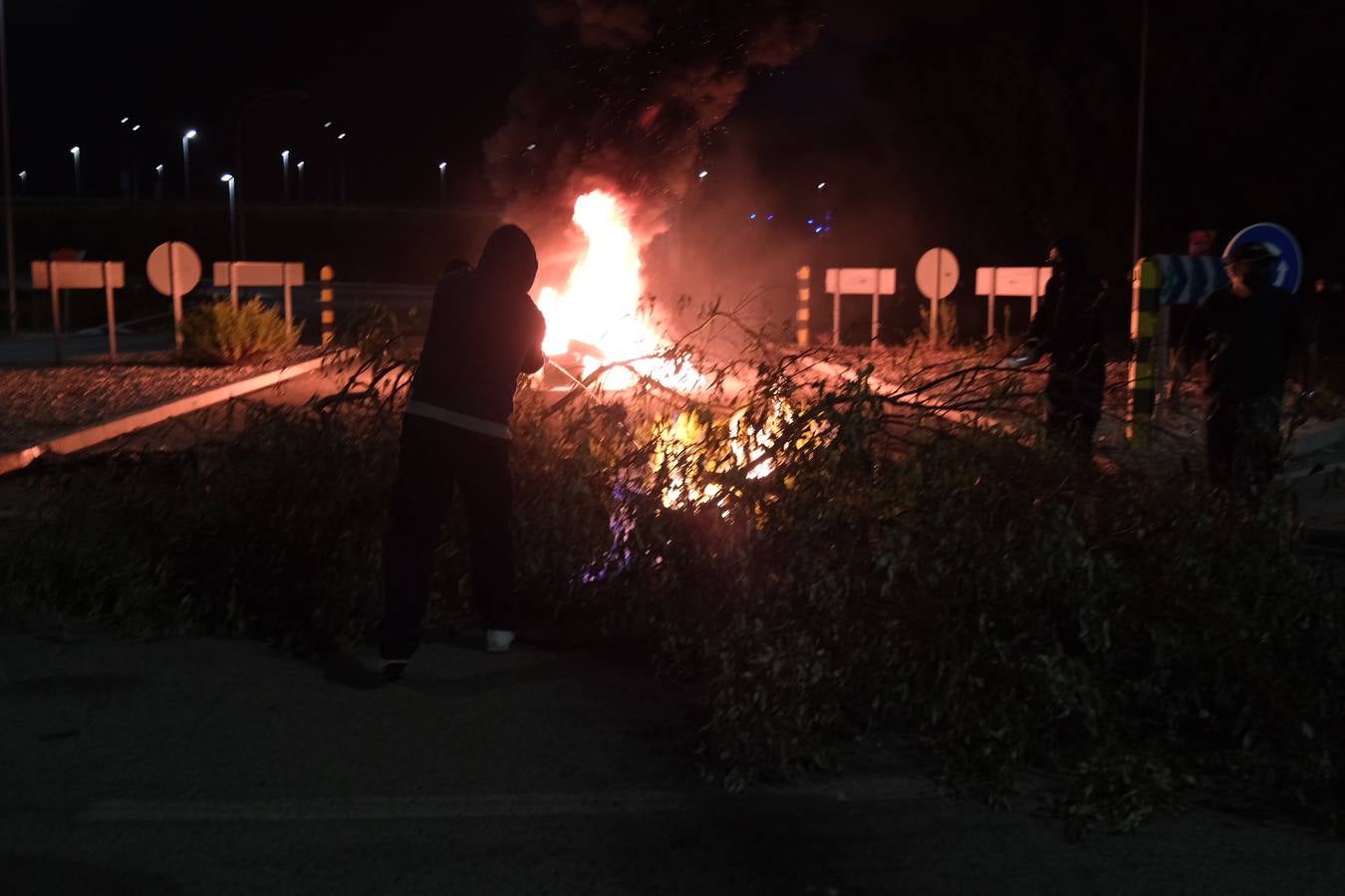 Tercer día de huelga de los trabajadores de Alestis en Cádiz