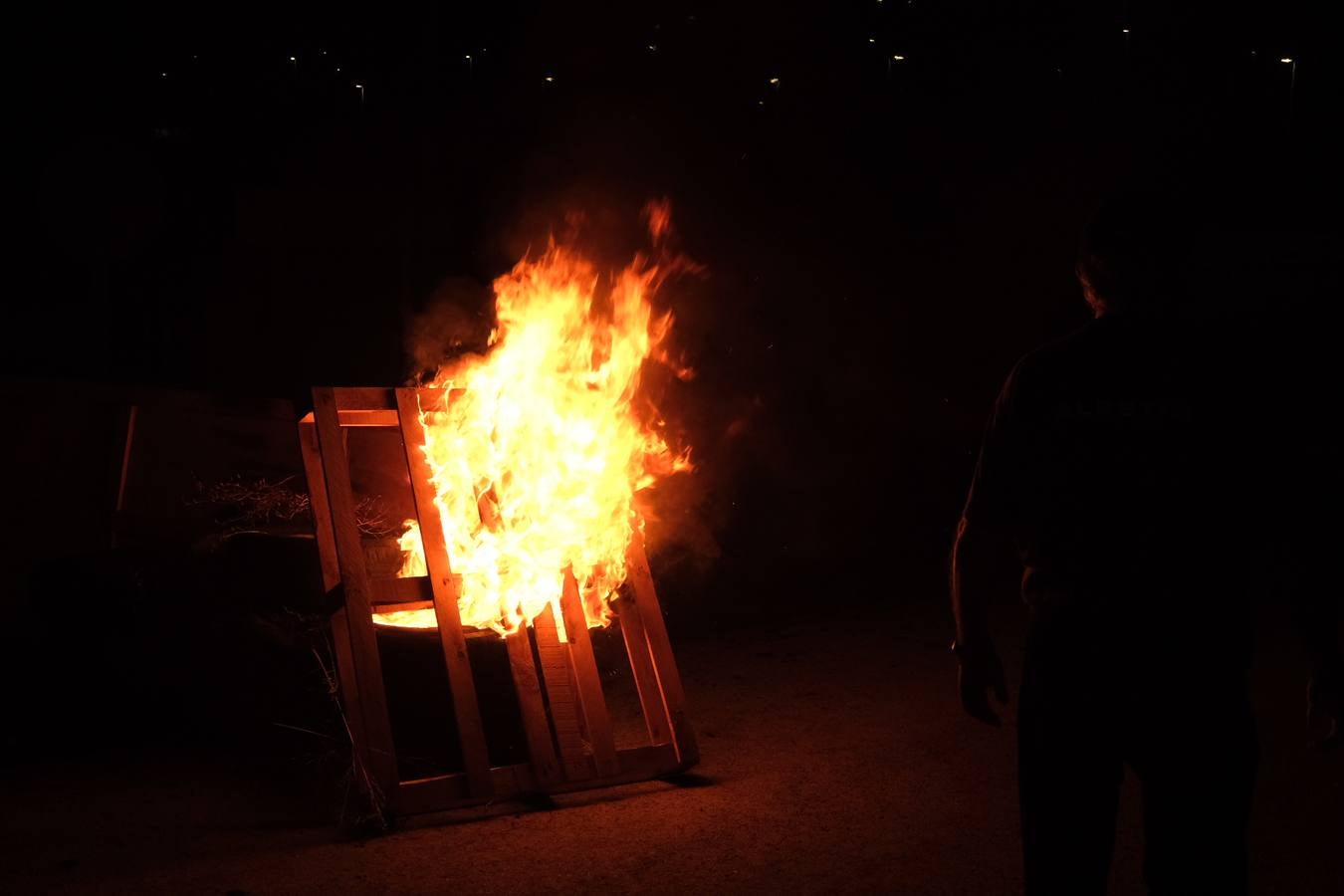 Tercer día de huelga de los trabajadores de Alestis en Cádiz