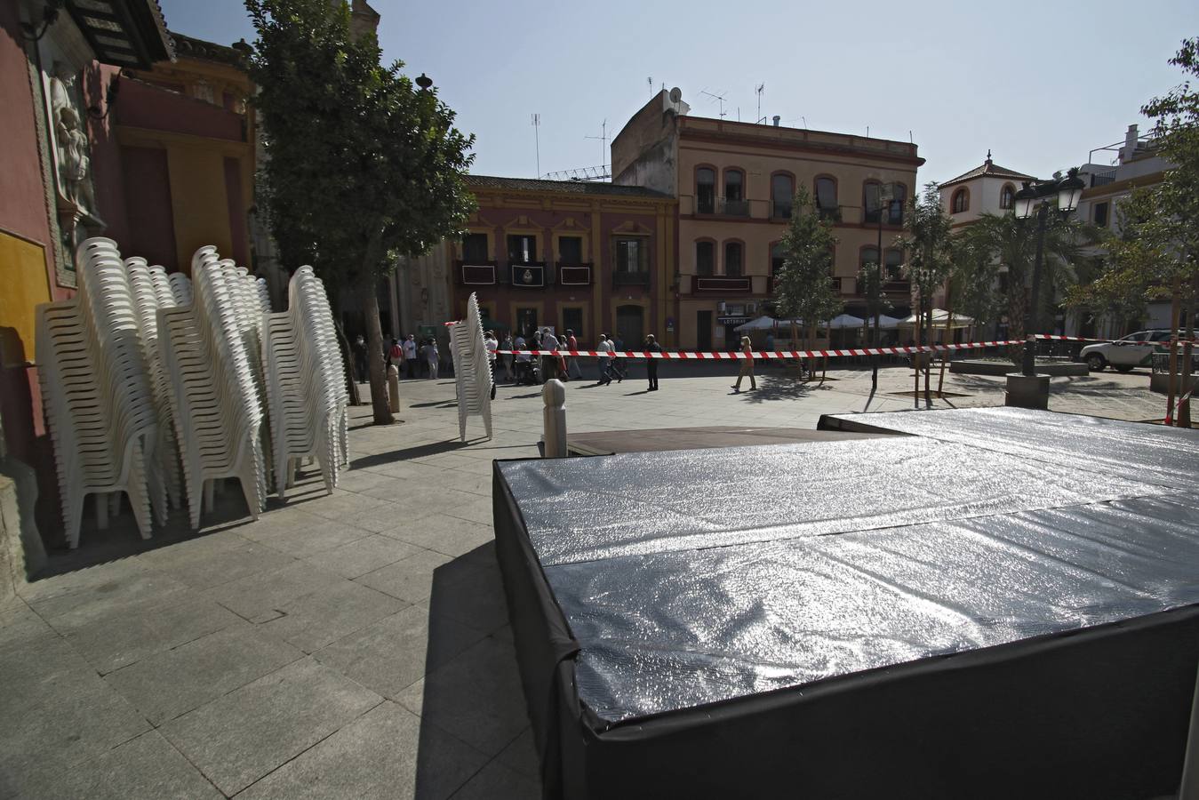 Los preparativos para la misa de aniversario del Gran Poder en Sevilla