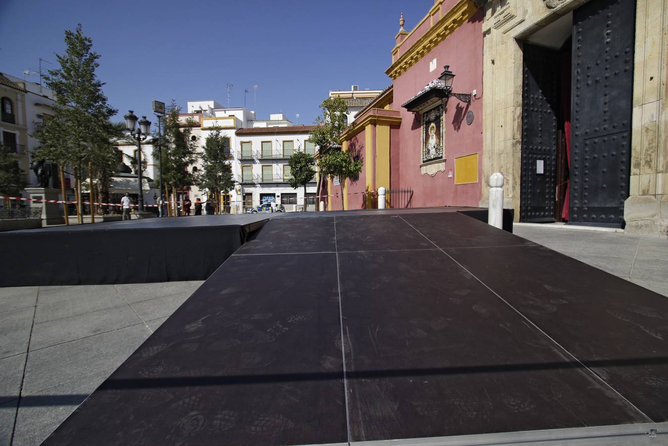 Los preparativos para la misa de aniversario del Gran Poder en Sevilla