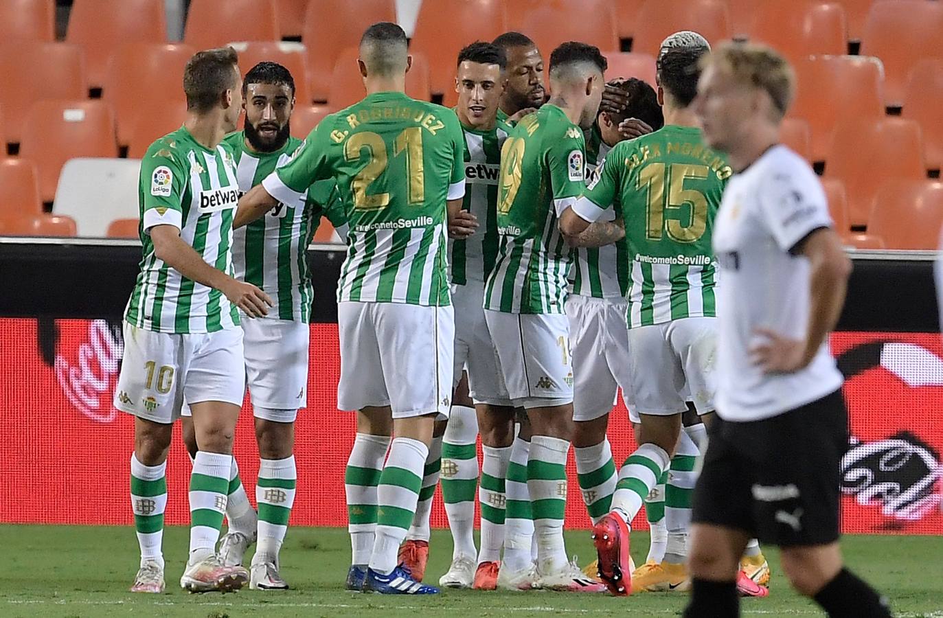 Las mejores imágenes del encuentro entre el Valencia y el Betis