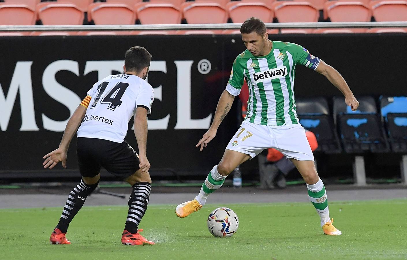 Las mejores imágenes del encuentro entre el Valencia y el Betis