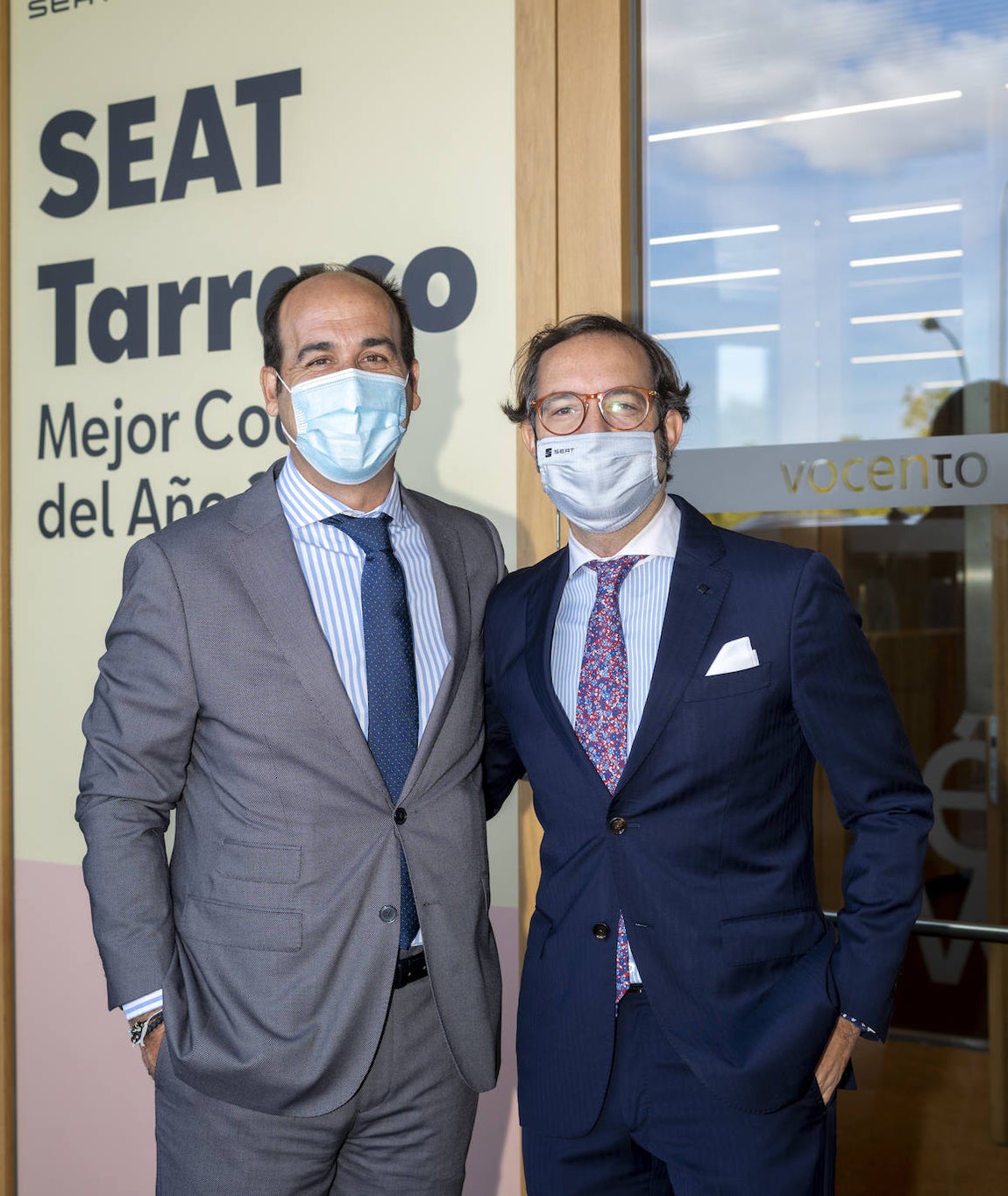 Diego de Azúa, del RACE, junto a Pablo Cofán, de Seat. 