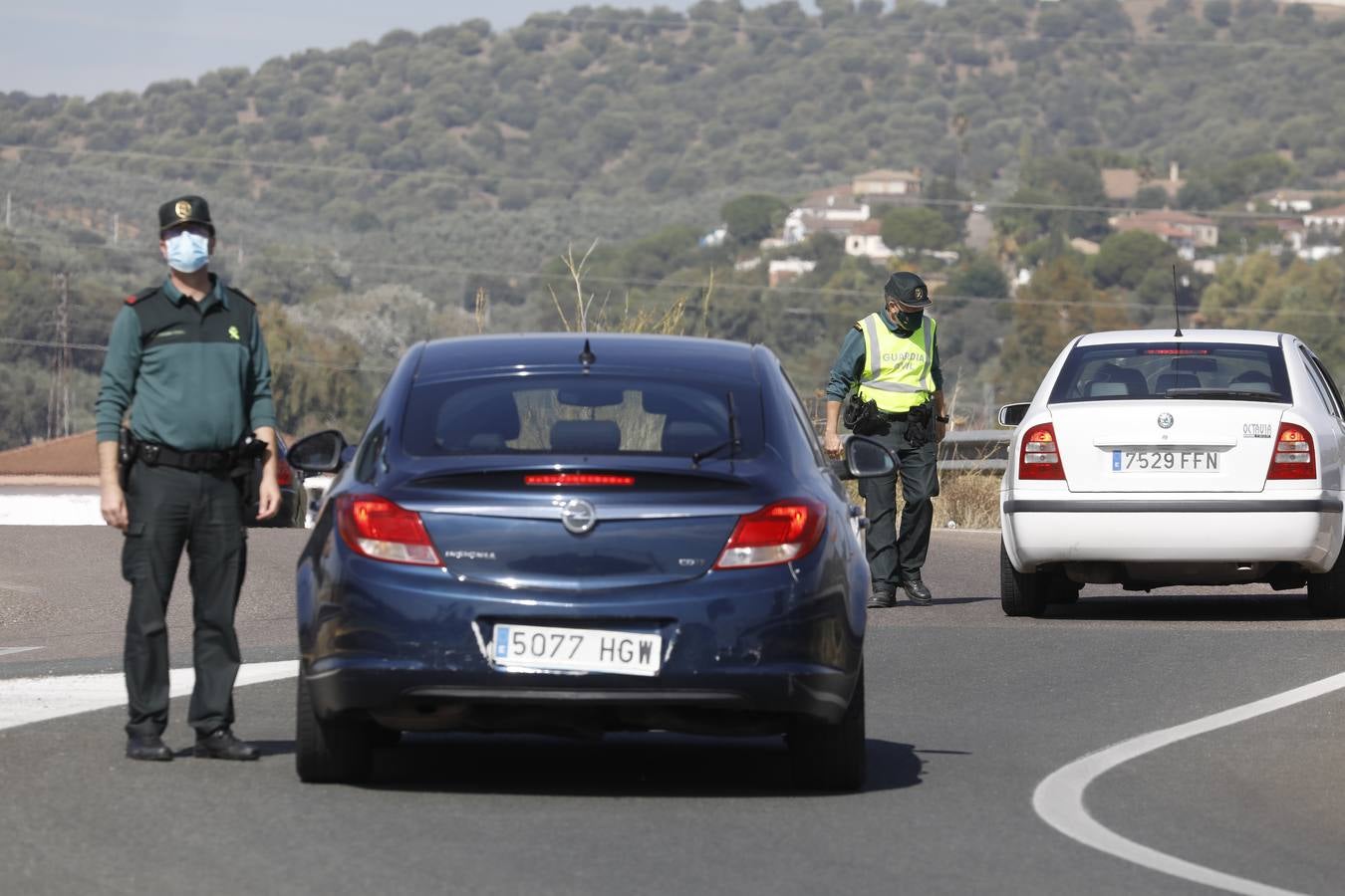 El primer día de confinamiento en Almodóvar del Río (I), en imágenes