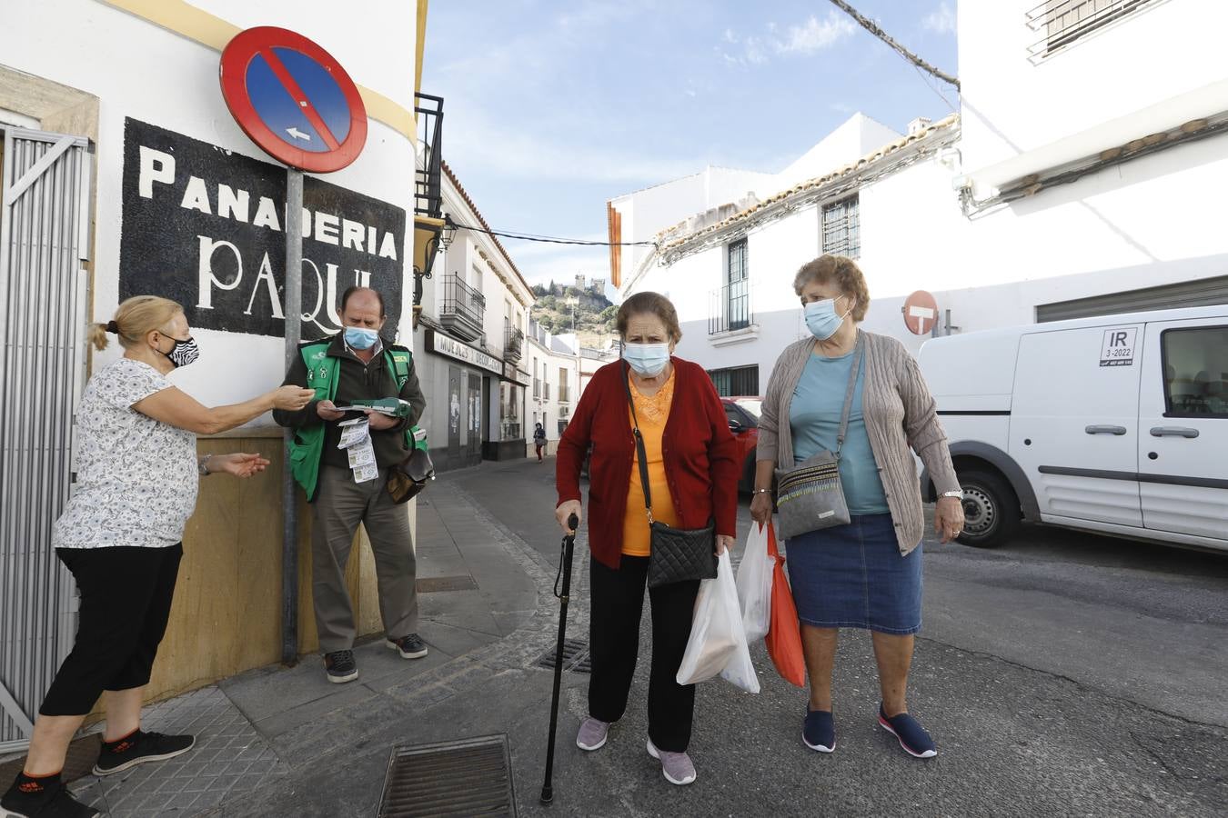 El primer día de confinamiento en Almodóvar del Río (I), en imágenes