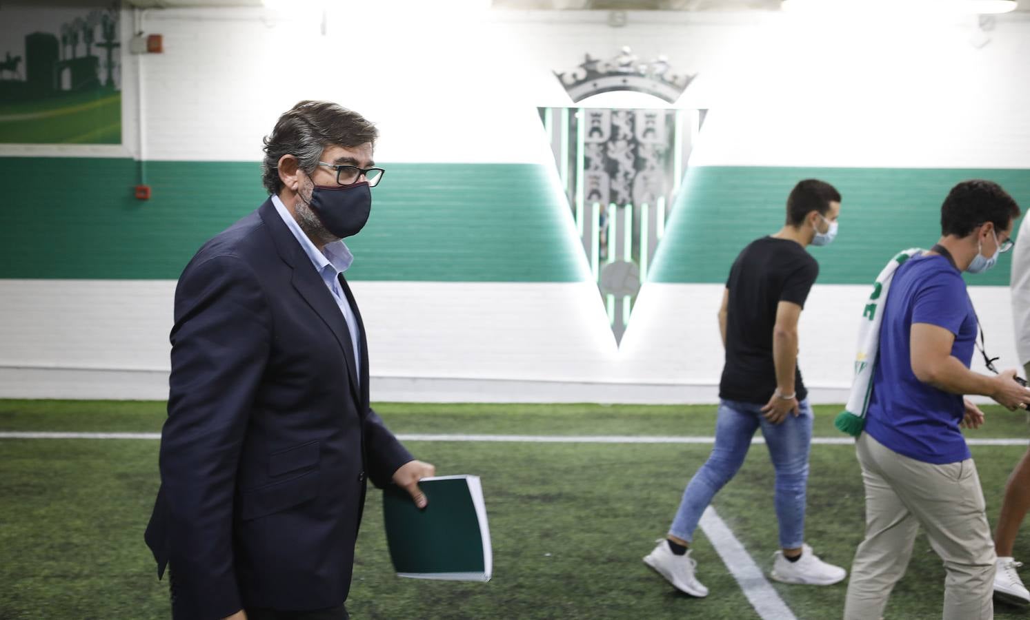 La presentación de Oyarzun y Salido en el Córdoba CF, en imágenes