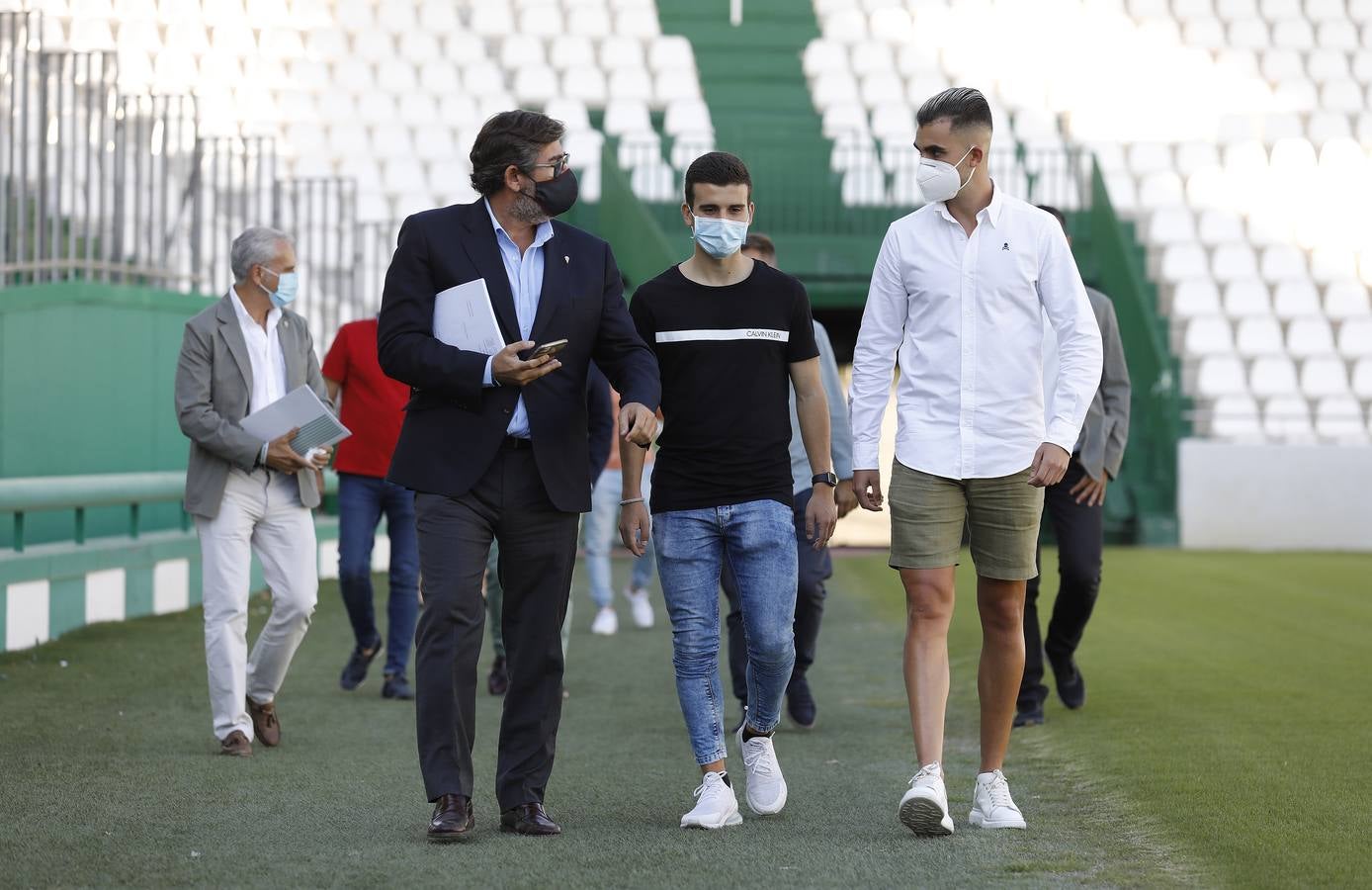 La presentación de Oyarzun y Salido en el Córdoba CF, en imágenes