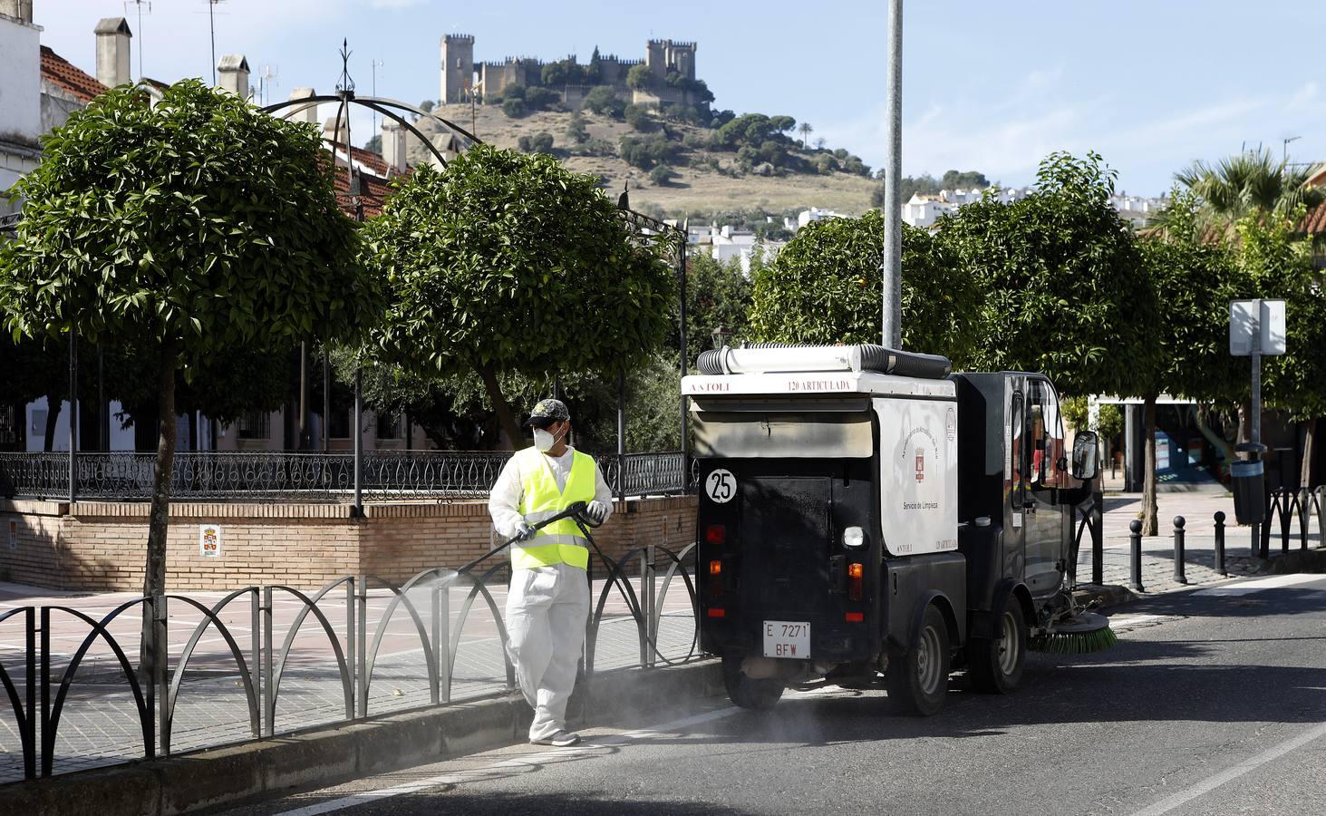 El primer día de confinamiento en Almodóvar del Río (II), en imágenes